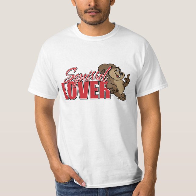 Camiseta Amante T de la ardilla (Anverso)