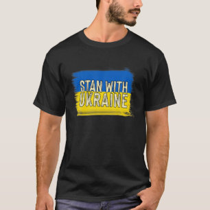 Camiseta Amante ucraniano apoya bandera ucraniana con uu