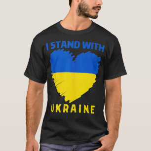 Camiseta Amante ucraniano con quien estoy de pie