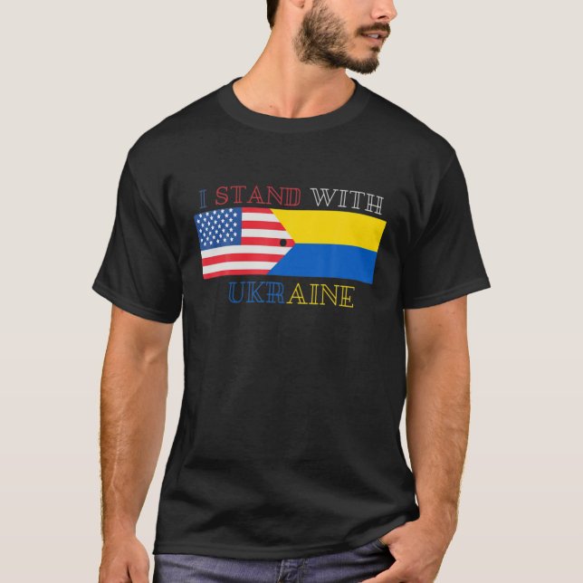 Camiseta Amante ucraniano estoy de acuerdo con la bandera d (Anverso)