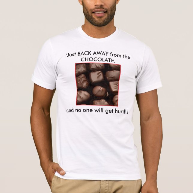 Camiseta Amante unisex del chocolate (Anverso)