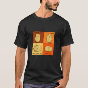 Camiseta Amante Vegano Keto de Papa Espuda Raíz Verdura Tat