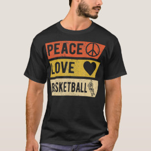 Camiseta Amante vintage de los deportes de baloncesto