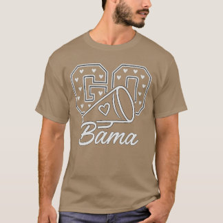Camiseta Amante Vintage del Estado de Alabama Hombres Mujer