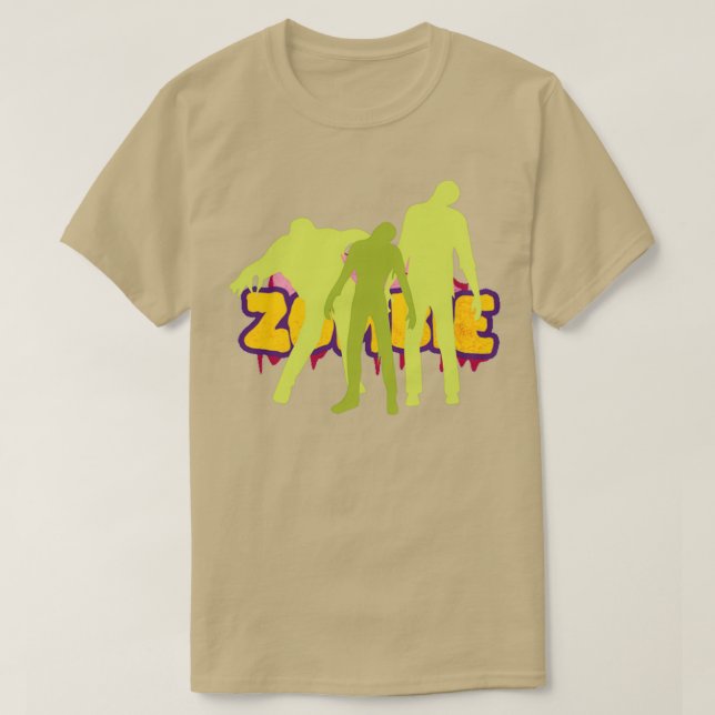 Camiseta amante zombi 4 (Diseño del anverso)