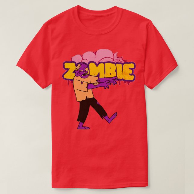 Camiseta amante zombie 11 (Diseño del anverso)
