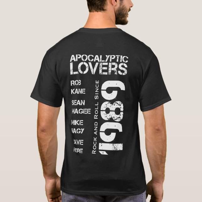 Camiseta Amantes apocalípticos - # desde 1989 - nuevo (Reverso)