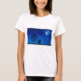 Camiseta Amantes bajo luna llena