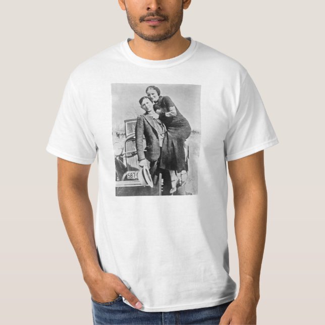 Camiseta Amantes Bonnie y Clyde (Anverso)