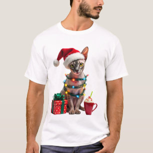 Camiseta Amantes de Animales Domésticos Gato Sphynx Lindo C