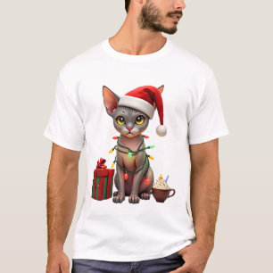 Camiseta Amantes de Animales Domésticos Gato Sphynx Lindo C