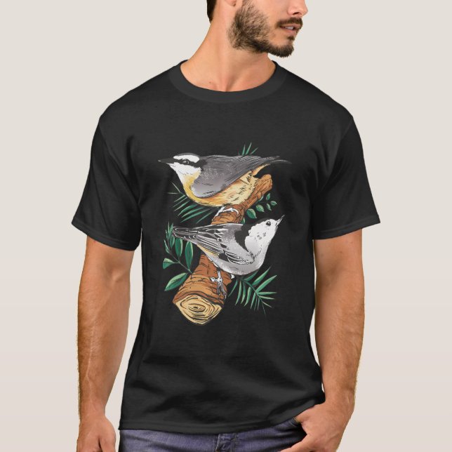 Camiseta Amantes De Aves Nuthatch Aves Amantes Del Regalo P (Anverso)