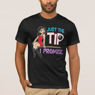 Camiseta Amantes de Billiard  Sólo la punta que prometo