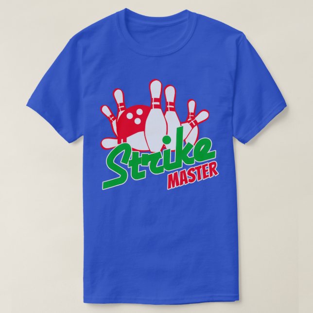 Camiseta Amantes de Bowling Strike Master Bowling T (Diseño del anverso)