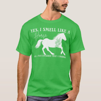 Camiseta Amantes De Caballo Sí Huelo Como Un Chico De Cabal