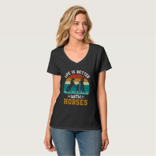 Camiseta Amantes de caballos salvajes