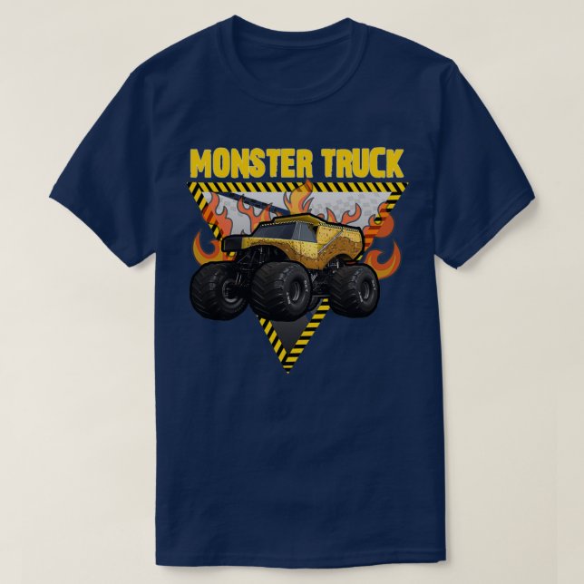 Camiseta Amantes de camiones monstruosos Earthshaker (Diseño del anverso)