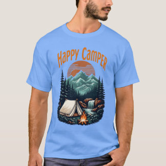 Camiseta Amantes de Camping Feliz Campista