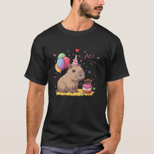 Camiseta Amantes de Capy Birthday Party divertidos Capybara