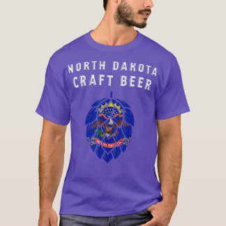 Camiseta Amantes de Cerveza de la Bandera del Estado de Dak