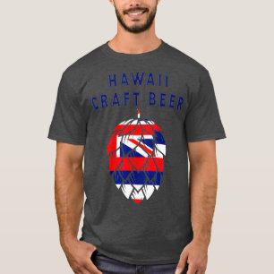 Camiseta Amantes de Cerveza de la Bandera Estatal de Hawaii