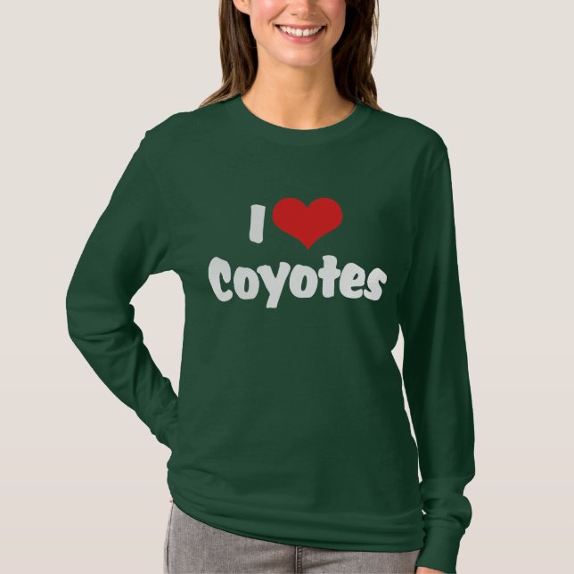 Camiseta Amantes de Coyotes de Corazón - Amante de Coyotes (Anverso)