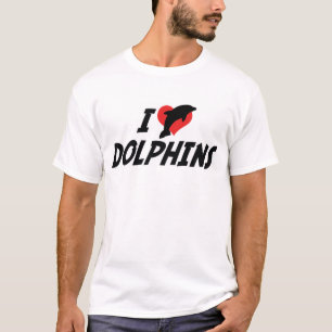 Camiseta Amantes de delfines con corazón - Amante de delfin