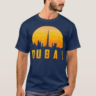 Camiseta Amantes de Dubai Skyline Cute, Emiratos Árabes Uni