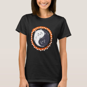 Camiseta Amantes de gatos de China Símbolo chino de gato Si
