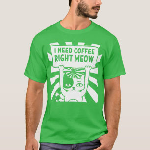 Camiseta Amantes de gatos divertidos amigos gerentes de caf
