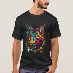 Camiseta Amantes de gatos MAINE COON Dueño de gatos Main Co