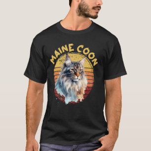 Camiseta Amantes de gatos Maine Coon Dueño de gatos Maine C