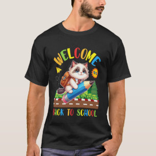Camiseta Amantes de gatos Ragdoll estudiantes día feliz bie