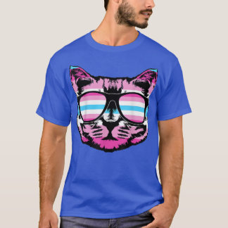 Camiseta Amantes de gatos transexuales del orgullo