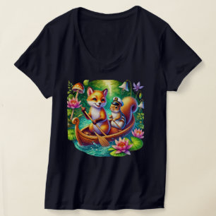 Camiseta Amantes de la ardilla de zorro