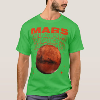 Camiseta Amantes de la astronomía del planeta Marte amantes