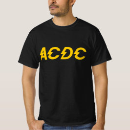 CAMISETA AMANTES DE LA BANDA DE MÚSICA METALIZADO DE ACDC M