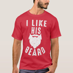 Camiseta Amantes de la barba y el bigote me gustan sus barb