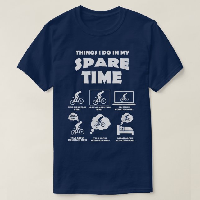 Camiseta Amantes de la bicicleta de montaña Abuela Abuelo M (Diseño del anverso)