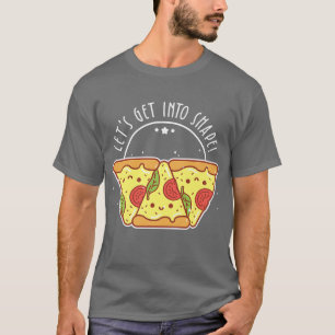Camiseta Amantes de la carne de Pun Cute Pizza Premium171