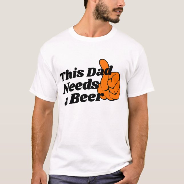 Camiseta Amantes de la cerveza papá camiseta, papá gracioso (Anverso)