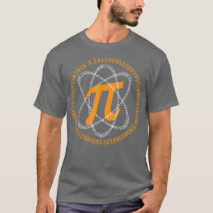 Camiseta Amantes de la ciencia geek Pi Day Átomo Pi Math