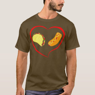 Camiseta Amantes de la comida Graciosa Regalo Amo a los Per