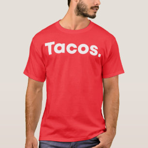 Camiseta Amantes de la comida mexicana Tacos minimalista re