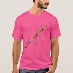 Camiseta Amantes de la flauta de la flauta de los niños de 