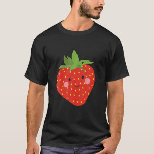 Camiseta Amantes de la fruta fresa Graciosa familia de comp