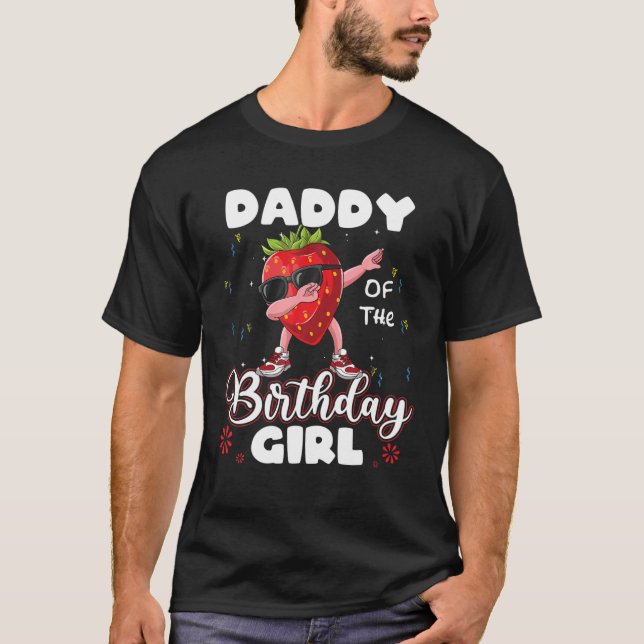 Camiseta Amantes De La Fruta Papi Del Chica De Cumpleaños F (Anverso)