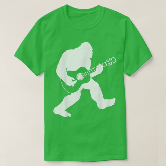 Camiseta Amantes de la guitarra acústica de los pies gigant (Diseño del anverso)