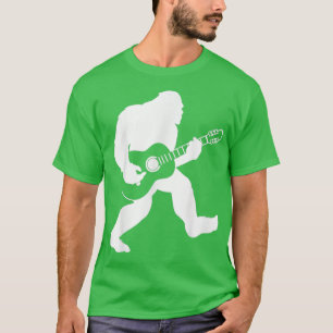 Camiseta Amantes de la guitarra acústica de los pies gigant