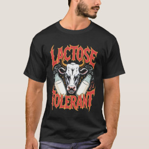 Camiseta Amantes de la leche divertidos tolerantes a la lac